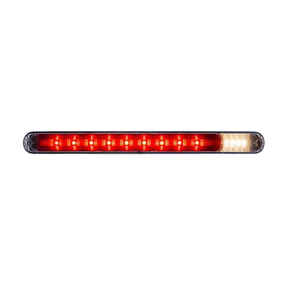 One Pair of Red 9 LED 17" Light Bars With 4 White LED Back Up Light