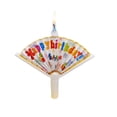 thumbnail image 1 of Vela de cumpleaños en forma de abanico, vela de cumpleaños reutilizable novedosa, decoración divertida para pasteles, arreglo de pasteles, velas mágicas para fiestas, 1 of 8
