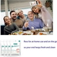 thumbnail image 3 of 400 Count Dental Floss Picks-Tooth Picks Flossers for Adults- No Break& Shred Sticks-Family Best Oral Care Set(Pack of 4), 3 of 4