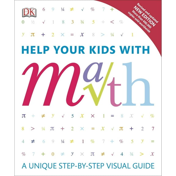 Pre-Owned Help Your Kids with Math: A Unique Step-By-Step Visual Guide (Paperback) 1465421661 9781465421661