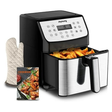 Joyoung 5.8 Quart Multi Tasker Double Basket Air Fryer w/ LED Touchscreen