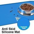 thumbnail image 6 of Dog Food Mat Anti-Messy Design Pet Bow Mat, Non Slip Silicone Waterproof Cat Feeding Placemat for Puppy Kitty Dog Cat Small Medium Animals, 6 of 7