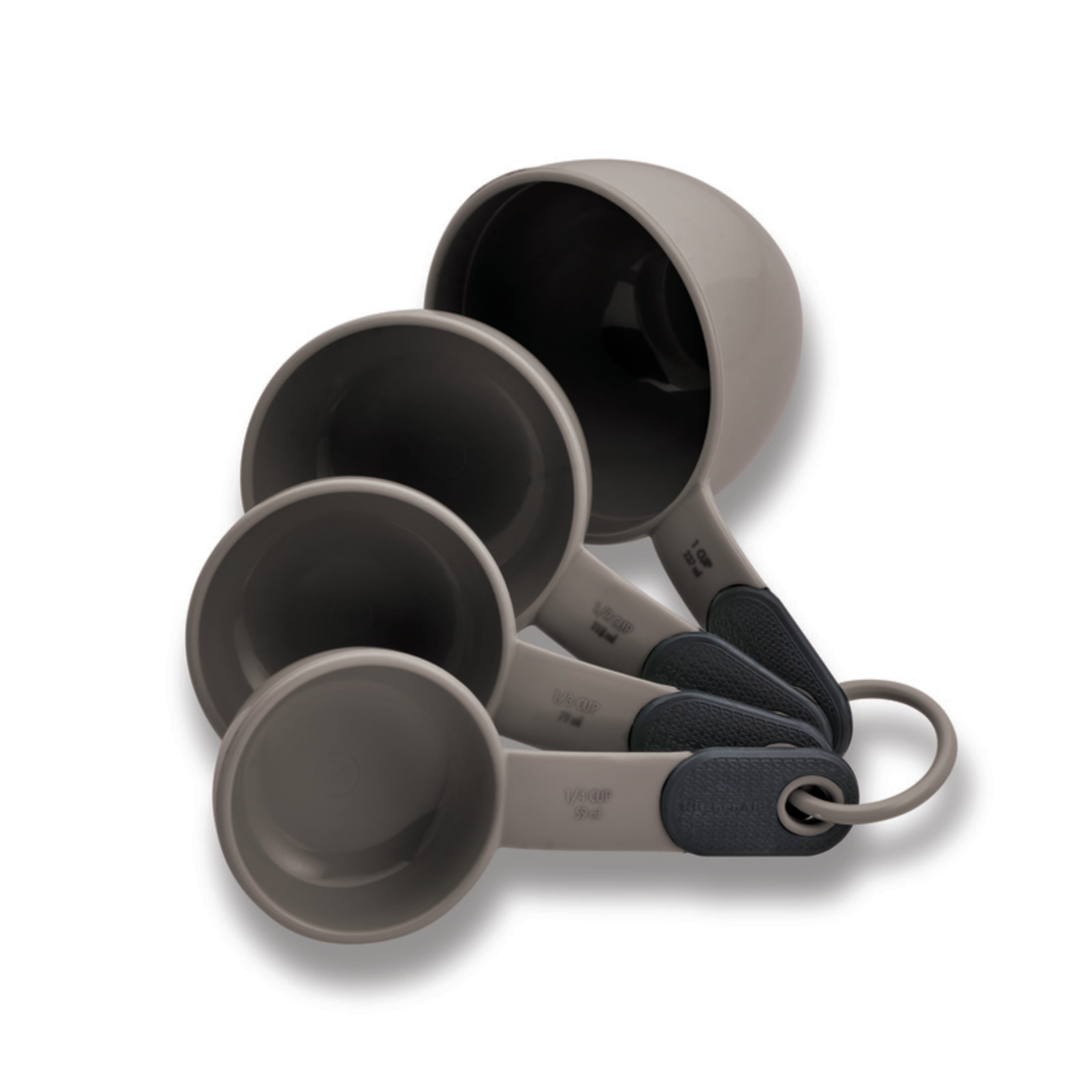 KitchenAid Classic Measuring Cups And Spoons Set, Set of 9, Aqua Sky/Black