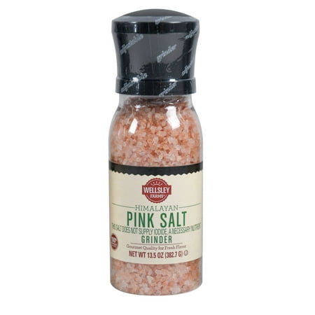 Product of Wellsley Farms Himalayan Pink Salt Grinder, 13.5 oz. [Biz