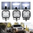 1/2pcs 12V 24V 40w 2Inch spot flood combo beam led work light Offroad