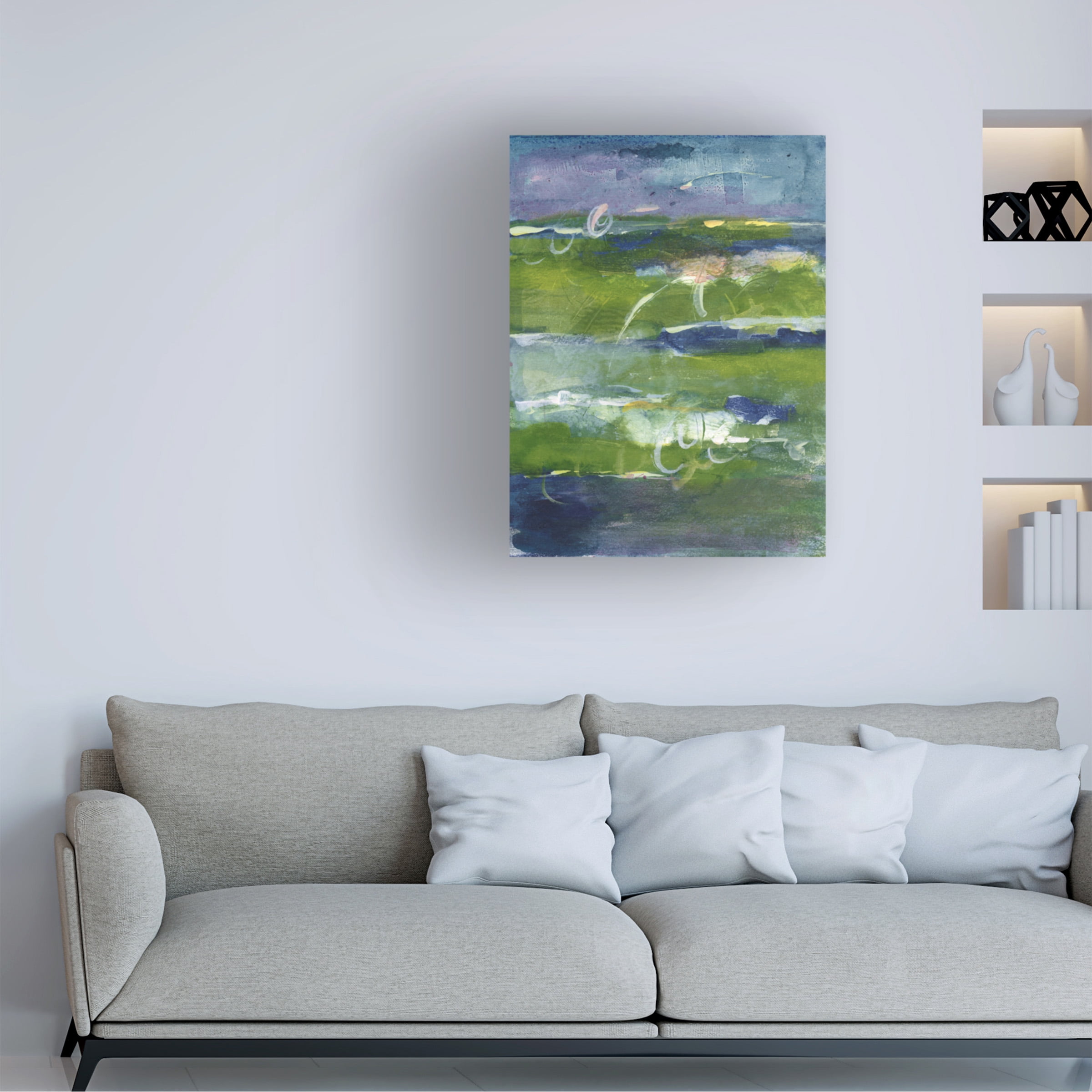 Joyce Combs 'Bales of Color II' Canvas Art