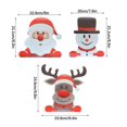 thumbnail image 2 of Pegatinas de coche, bombillas decorativas, imanes de nevera magnéticos festivos, Navidad, repuesto artesanal, tira reflectante creativa, 2 of 5