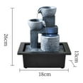 thumbnail image 3 of Elodie Decorative Tabletop Water Feng Shui Waterfall Office Ornaments Arts D, 3 of 5