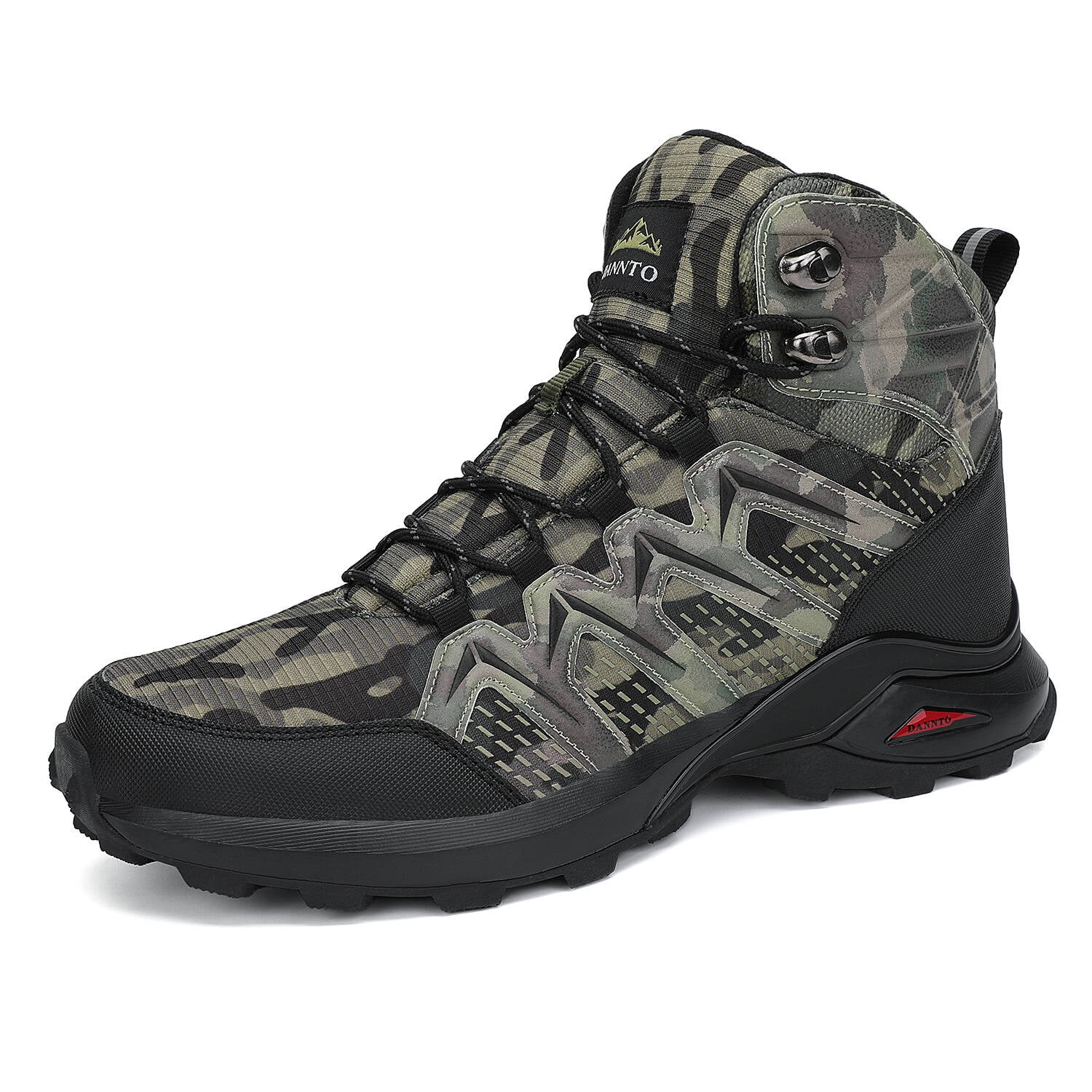 Treaty At dawn Warrior Dannto Mens Mid Ankle Hiking Boots Water Resistant Outdoor Snow Shoes Lightweight  Walking Trekking Tactical Hunting Sneakers - Walmart.com