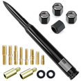 thumbnail image 1 of Antena Bullet para coche, camión, bandera americana, color negro, 1 of 8