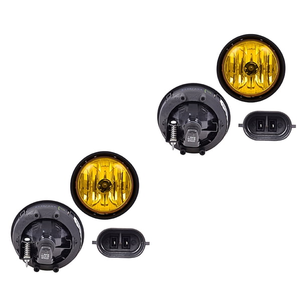 Par de Faros Para Niebla DEPO Para Freightliner Columbia 1996 A 2017 Mica Amarilla 1 Par