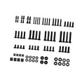 thumbnail image 2 of Tornillos para montaje de TV, M4, M5, M6, M8, arandelas y espaciadores para soporte de pared de TV. negro, 2 of 9