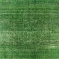 thumbnail image 1 of Ahgly Company Indoor Square Mid-Century Modern Green Apple Green Area Rugs, 5' Square, 1 of 6