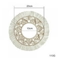 thumbnail image 7 of Takyoo Handmade Woven Macrame Wall Hanging Round Tapestry Decoration Living Room Home Decor Art, 7 of 7