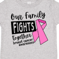 thumbnail image 4 of Inktastic Our Family Fights Together Breast Cancer Awareness Boys or Girls Toddler T-Shirt, 4 of 5