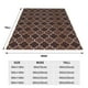 thumbnail image 3 of Fotbe Brown Gold Grid Manta de Franela Acolchonada con Estampado, Súper Suave y Esponjosa, Extra Grande para Sofá, Cama, Uso Todo el Año-60"x50", 3 of 7