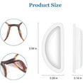 thumbnail image 4 of Air Bag Nosepads Adhesive Eyeglass Nose Pads Anti-Slip Nose Pads Comfortable Air Chamber Nose Pads 3.5 mm/ 0.14 inch Thickness for Full Frame Eyeglasses Sunglasses (20 Pairs White), 4 of 7