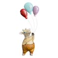 thumbnail image 2 of Globo animales escultura decorativa colgante de pared hogar arte resina arte ornamentos, pintadas estatua regalos para io hogar Jirafa Soledad Escultura para colgar en la pared, 2 of 9