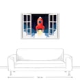 thumbnail image 3 of Creative Products Rocket Ship Window 32x48 Canvas Wall Art, 3 of 5
