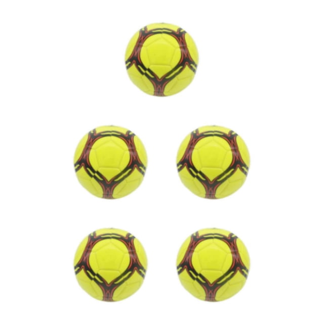 Maytalsory Soccer Ball For Training - Wear Resistant And Portable Suitable For All Ages Durable Widely Used Ball Official yellow type 5 5Set