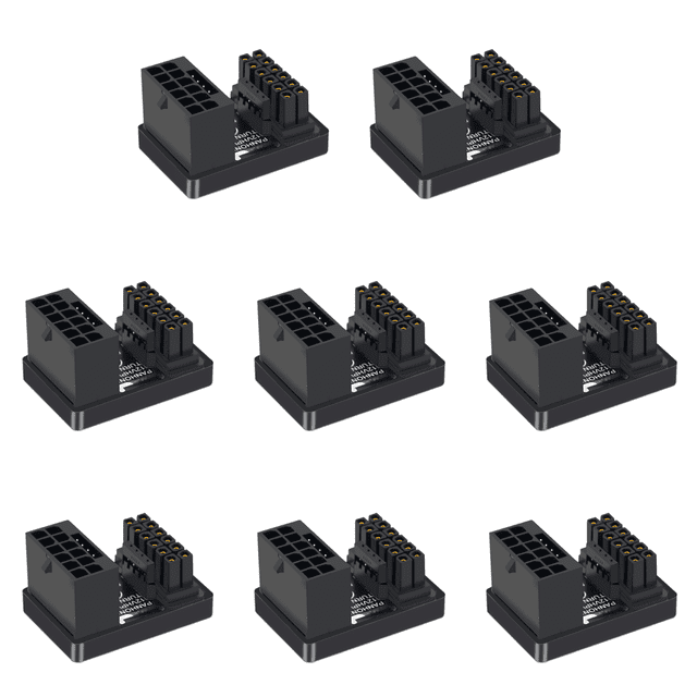 Placa Adaptadora Corriente A 8 Piezas 600 W para Tarjeta Gráfica PCIe5.0 (A)