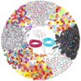thumbnail image 4 of 1300pcs 8 Color Acrylic Alphabet Cube Beads Letter Beads With 3 Roll 50m Crystal String Cord For Jewelry Making, 4 of 4