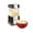 Black, variant on Nostalgia Retro Hot Air Popcorn Maker, 12-Cup Countertop Popcorn Machine with Measuring Cup, Black