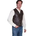 thumbnail image 3 of Scully 509-143-3X-B Mens Leather Wear Lamb Lapel Vest, Brown Soft Touch Lamb - 3X-B, 3 of 3