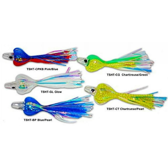 Tsunami Holo Teaser Chartreuse,Pearl Lures