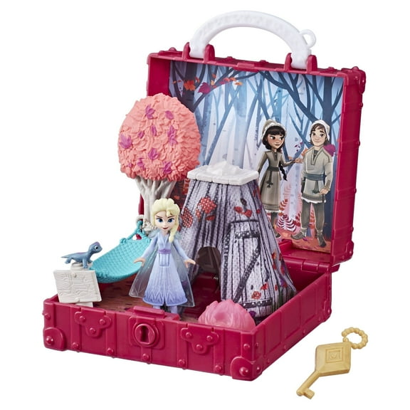 Frozen 2 Pop Adventures Enchanted forest Playset, Elsa Doll