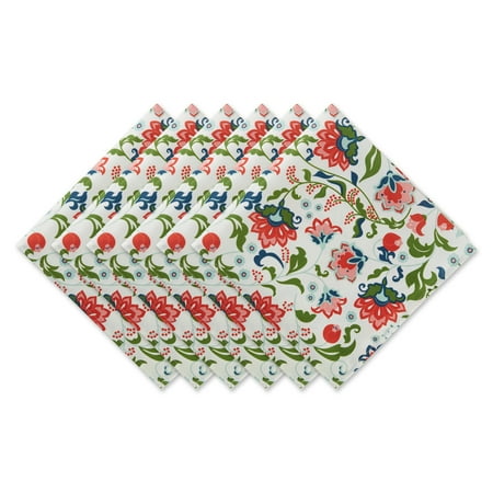 

DII Multi-Color Garden Floral Print Outdoor Napkin (Set of 6) 20x20