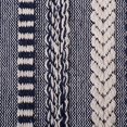 thumbnail image 2 of Design Imports CAMZ38831 Navy Braided Stripe Blanket Throw, 2 of 4