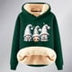 thumbnail image 4 of WILLBEST Sudadera con Capucha para Mujer, Estampado Navideño y de Cordero, Ideal para Otoño/Invierno Grande, 4 of 4