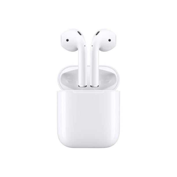 Apple AirPods - 1st generation - true earphones with mic - ear-bud - Bluetooth - for iPhone/iPad/iPod/TV/iWatch/MacBook/Mac/iMac - Walmart.com