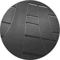 thumbnail image 1 of Ahgly Company Machine Washable Indoor Round Transitional Charcoal Black Area Rugs, 7' Round, 1 of 7