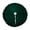 Dark Green, variant on Aximioll 48.03 in Christmas Tree Skirt, Solid Black Velvet Fabric with Ruffled Outer Border, Modern Holiday Floor Stand Cover for Winter Living Room Displays