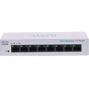 Cisco Business CBS110-8T-D Unmanaged Switch | 8 Port GE | Desktop | Ext PS | Limited Lifetime Protection (CBS110-8T-D-NA)