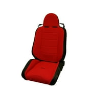 Rugged Ridge by RealTruck XHD Off-Road Racing Seat for Jeep CJ/Wrangler YJ/TJ | Reclinable, Red | 13406.53 | Compatible with 1976-2002 Jeep CJ & Wrangler YJ/TJ