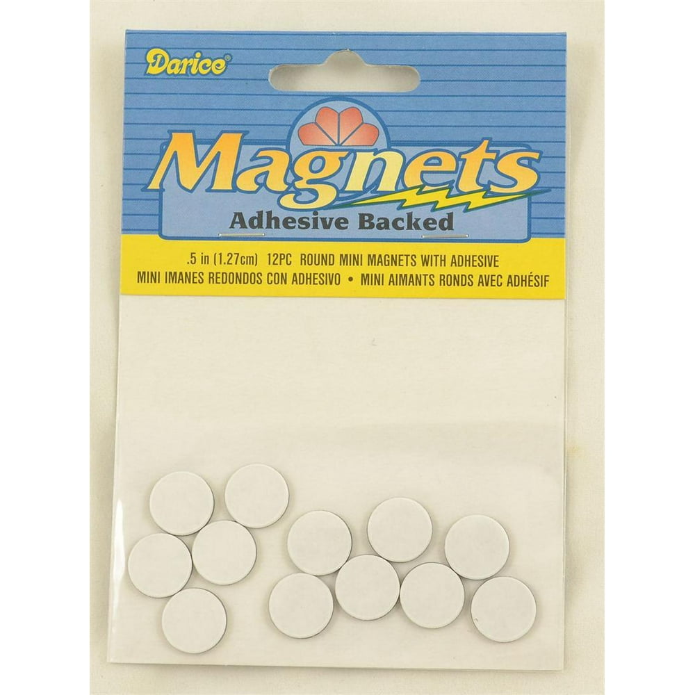 1 Set, 0.5 " Round Adhesive Backed Great For Holding Small