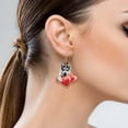thumbnail image 3 of Fiudx Pendientes de Cachorro, Adorables Joyas con Temática Canina, Diseño En Forma de Corazón con Detalles Rojos, Un Regalo Conmemorativo Significativo para Amantes de Los Perros, Ideal para Cumpleañ, 3 of 4