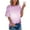 #2-Purple, variant on Patlollav Womens Summer Tie-Dye Short Sleeve Crew-Neck T-Shirt Casual Tee Tops S-5XL