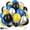 Dark Blue Yellow Silver, variant on Sage Green Gold Latex Balloon Kit, Safari Forest Party Helium Balloon Supplies