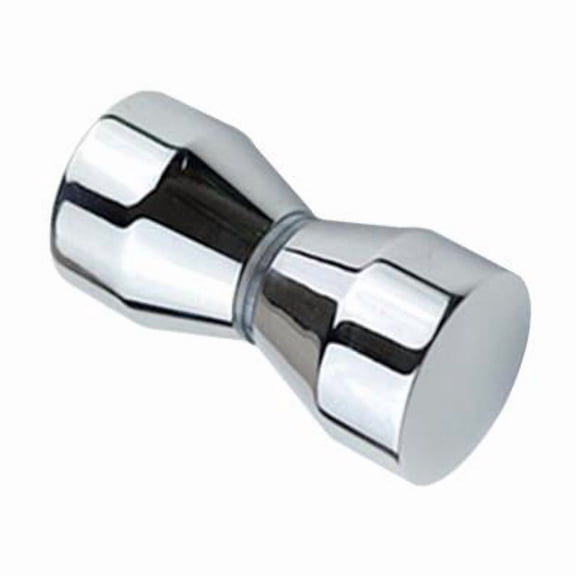 kowaku 3x Aluminum Door Handle Knobs Handles for Glass Doors Sliding Door Shower Door Kitchen Cabinet, 3 Type Selectable 3 Pcs