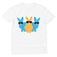 thumbnail image 1 of Tstars Mens Easter Holiday Shirts Hip Trio Bunnies Graphic Hipster Easter Bunny Happy Easter Party Shirts Humor Funny Easter Gifts for Him Men T Shirt, 1 of 6