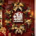 thumbnail image 4 of Trovenix Mahjong Ornament Christmas Wooden Themed Hanging Ornament Festive Holiday Tree Decoration For Xmas Home Party Decor Keepsake Gift, 4 of 6
