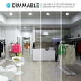 thumbnail image 5 of Luxrite 4 inch Commercial LED Recessed Light J-Box, 9/12/15W, 3 Color Selectable 3000K-5000K, IC Rated, Wet Rated 6-Pack, 5 of 8