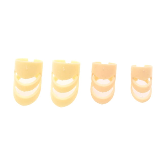 Conjunto de Protectores de Púas de de Uñas de Guitarra Clásica Beige Yuyangstore Púas de guitarra