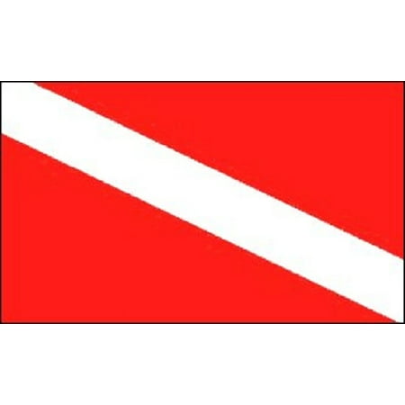 Diver Down Flag Scuba Diving Banner Dive Marker Boat Pennant New