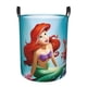 thumbnail image 1 of Cesta para ropa sucia Ariel redonda de una sola capa, duradera, de tela Oxford, impermeable, portátil, plegable, para baño, bolsa de almacenamiento de ropa con asa, tamaño mediano., 1 of 7