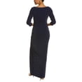 thumbnail image 2 of Adrianna Papell Womens Slim Column Maxi Dress, 16, Navy, 2 of 3